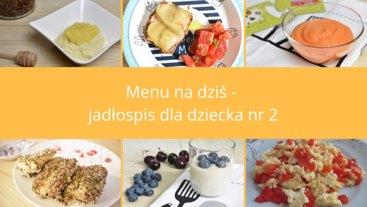 Menu na dziś jadłospis dla dziecka nr 2 (raczkujac.pl)